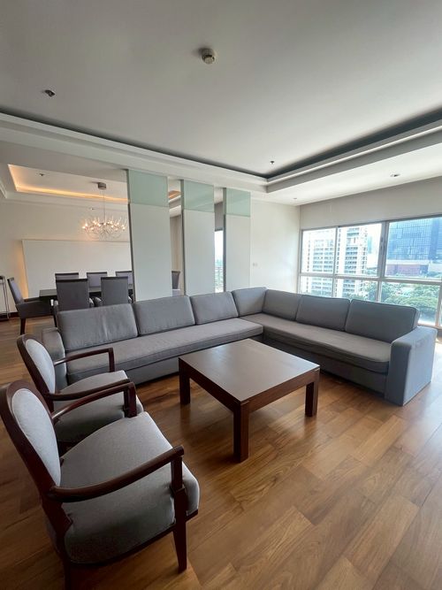 ✨ให้เช่าคอนโดPenthouse ขนาด275 ตรม. 4 ห้องนอน สไตล์โมเดิร์น ​​เฟอร์นิเจอร์ครบ ใกล้สวนลุมพินี ใกล้BTS เพลินจิต/MRT ลุมพินี พร้อมเข้าอยู่