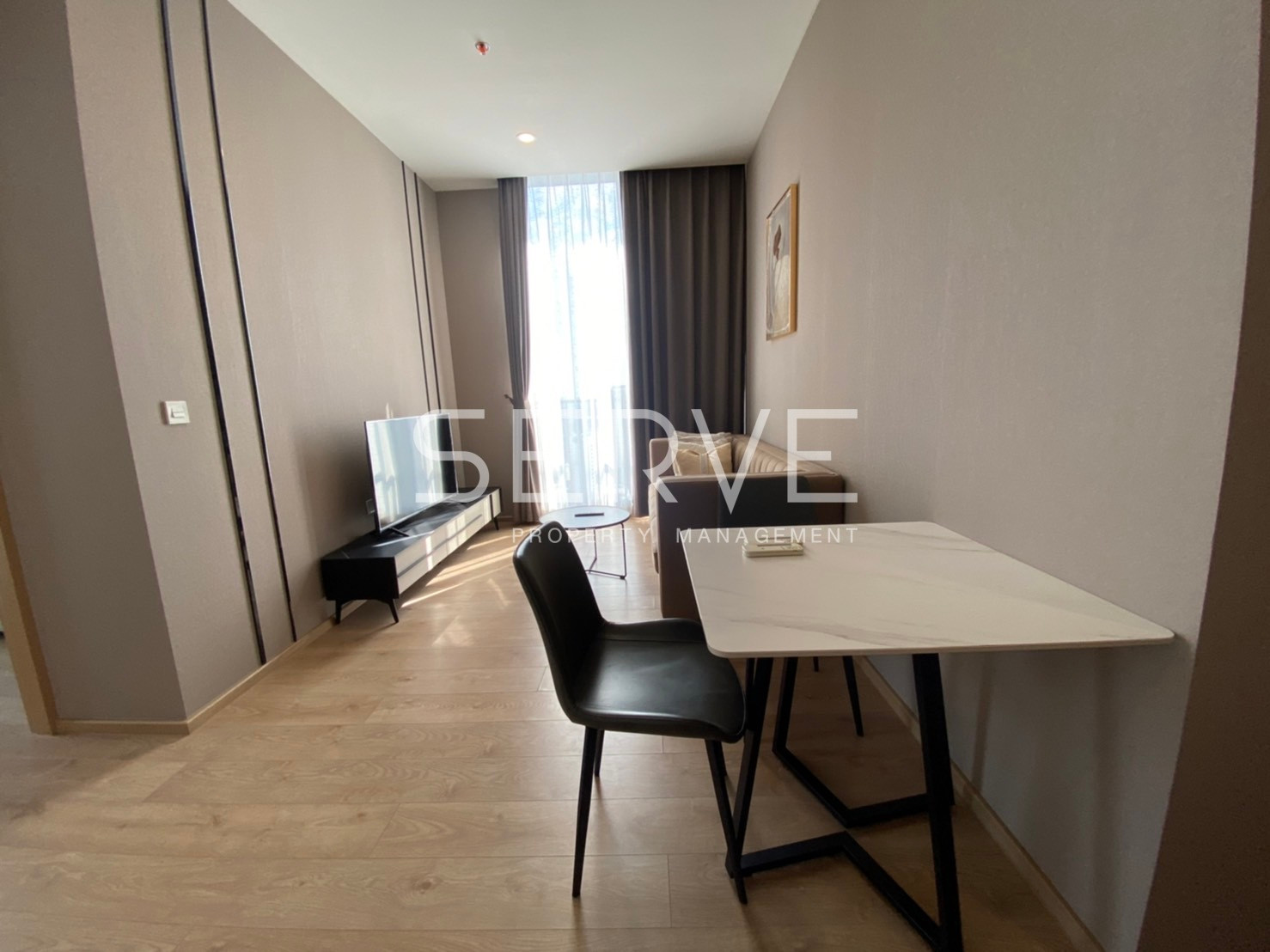 🔥Good Price 31K🔥 -1 Bed 45.09 sq.m. High Fl.25+ Good Location Close to BTS Asok & MRT Sukhumvit 550 m. at Noble BE19 Condo / For Rent – รูปที่ 3