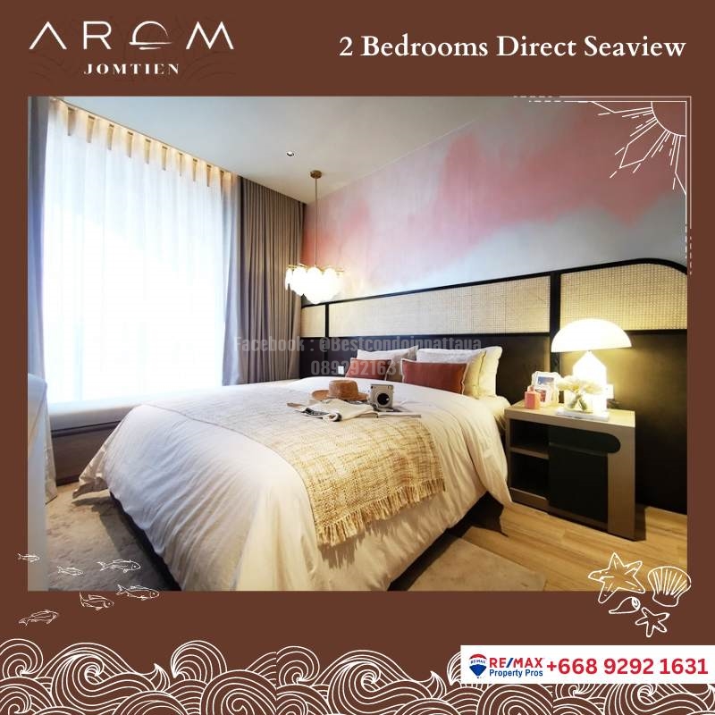 Luxury Beachfront Condo in Pattaya AROM JOMTIEN All unit direct seaview – รูปที่ 2