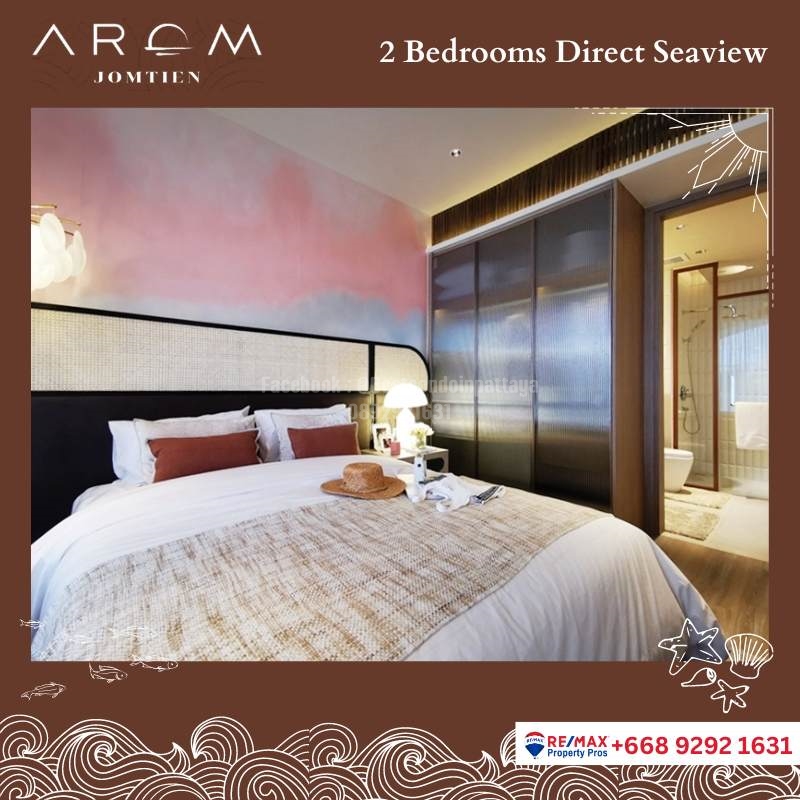 Luxury Beachfront Condo in Pattaya AROM JOMTIEN All unit direct seaview – รูปที่ 3