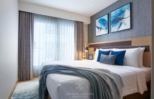 Luxury and modern style 2bed, close to BTS Asoke and Benjakiti Park, only @80K!