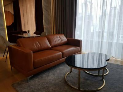 Saladaeng One, 56 sqm Beautiful, Fully Furnished, City view One Bedroom Condo for Rent at Saladaeng One.