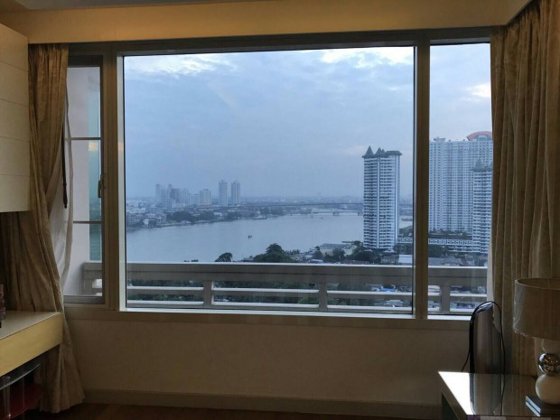 Watermark Chaophraya, 98 sqm. Convenient, River view, Fully Furnished, Two Bedrooms Condo for Rent at Watermark chaophraya. – รูปที่ 4
