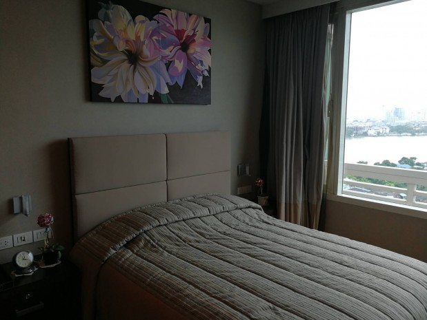Watermark Chaophraya, Watermark Chaophraya River Condo ,very nice view Low floor 94sqm 2 bedroom 2 bathroom  for rent well price!! – รูปที่ 4