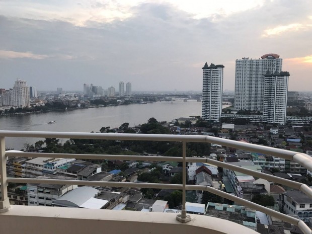Watermark Chaophraya,  Watermark Chaophraya River Condo ,very nice view Mid floor 94sqm 2 bedroom 2 bathroom for rent/sale well price! – รูปที่ 3