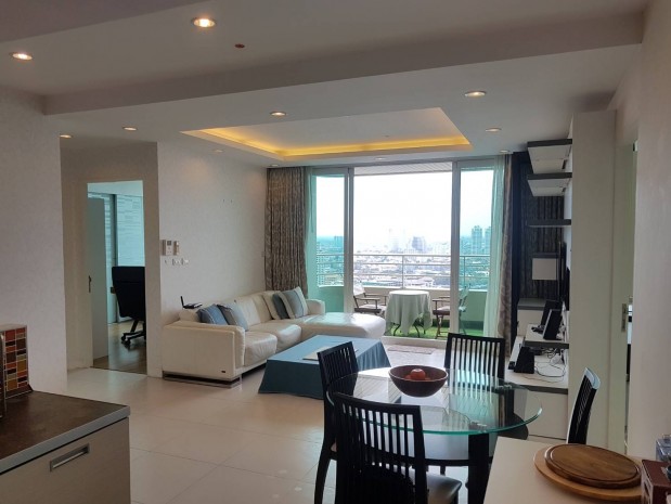 Watermark Chaophraya, 106 sqm 2 bed 2 bath  high floor very nice view Fully Furnished with all appliance WaterMark Chaophraya – รูปที่ 2