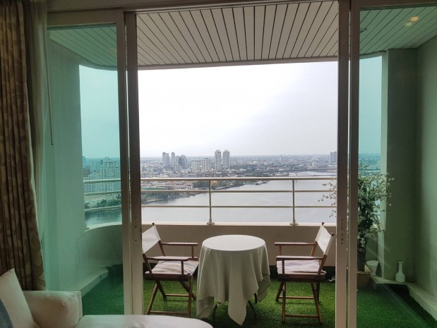 Watermark Chaophraya, 106 sqm 2 bed 2 bath  high floor very nice view Fully Furnished with all appliance WaterMark Chaophraya – รูปที่ 3