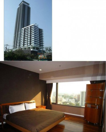 Amanta Lumpini, 97sqm. spacious, Wood Built-in Furniture, City view Two Bedrooms – รูปที่ 3