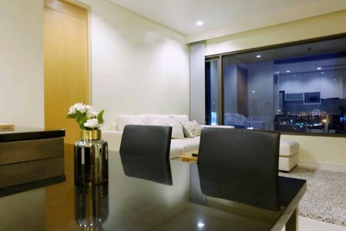 Amanta Lumpini, 76.5 sqm. spacious, Fully furnished Two Bedrooms Condo for Rent at Amanta Lumpini. – รูปที่ 3