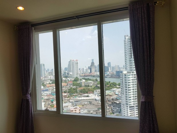 Watermark Chaophraya, Watermark Chaophraya River Condo ,very nice view Mid floor 94sqm 2 bedroom 2 bathroom for rent well price!! – รูปที่ 2