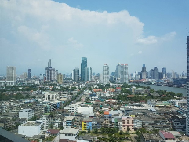 Watermark Chaophraya, Watermark Chaophraya River Condo ,very nice view Mid floor 94sqm 2 bedroom 2 bathroom for rent well price!! – รูปที่ 3
