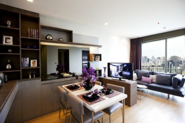 Sky Walk, 55sqm High Rise, Elegant One Bedroom Condo for rent at Sky Walk – รูปที่ 2