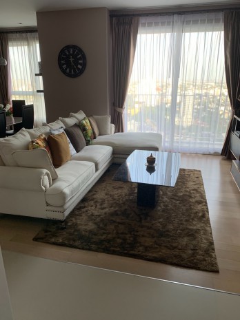 HQ Thonglor, 100sqm Corner unit, Good view Two Bedrooms condo for Rent at HQ Thonglor – รูปที่ 3