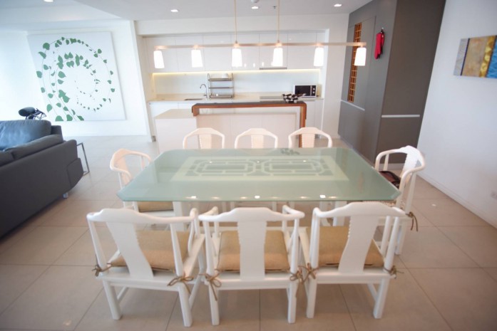The River, 130 sqm. 2+1 Bedrooms, River view Condo for Rent at The River. – รูปที่ 3
