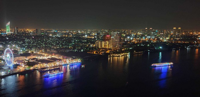 Watermark Chaophraya, 145 sqm. River view, Three Bedrooms, Maid Quarter, private boat to BTS Saphan taksin and Asiatique Condo for Sale at Watermark Chaophraya. – รูปที่ 4