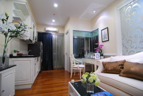 Ivy Sathon 10, 40sqm Cozy, Beautiful One Bedroom Flat to let at Ivy Sathorn 10