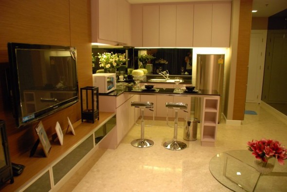 Nusasiri Grand Condo, 80sqm Modern, Fully Furnished 2 Bedrooms Condo to let at Nusasiri – รูปที่ 3
