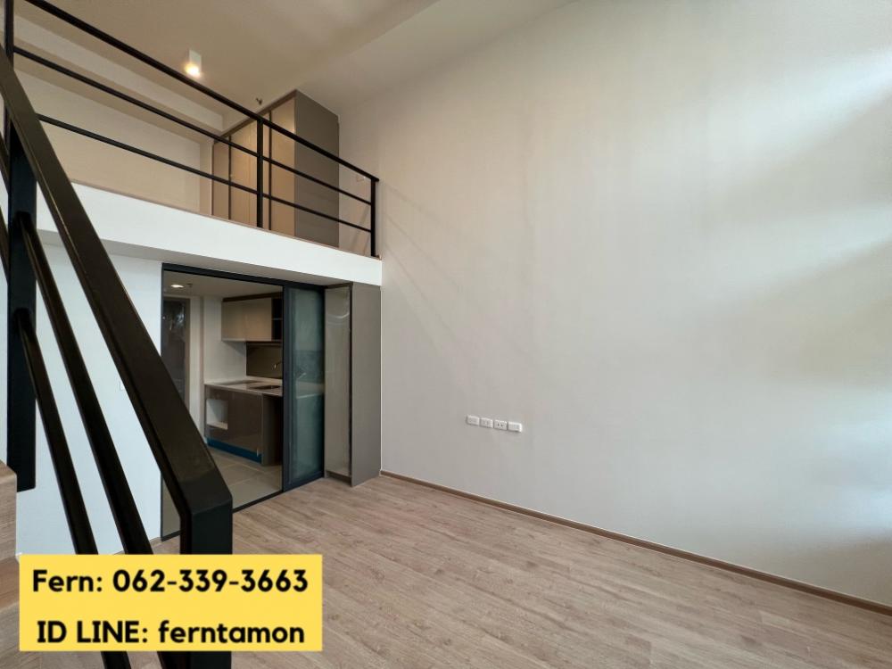ห้องโปร ห้องสตูดิโอ เพดานสูง ได้ห้อง 2 ชั้น คอนโด Ideo Rama9-Asoke วิวสวยมาก โทร.062-339-3663 – รูปที่ 4