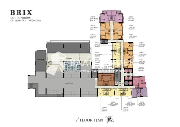 ให้เช่าหรือขาย​ Brix condo 52.20 ตรม. 2 ห้องนอน 2ห้องน้ำ – รูปที่ 3