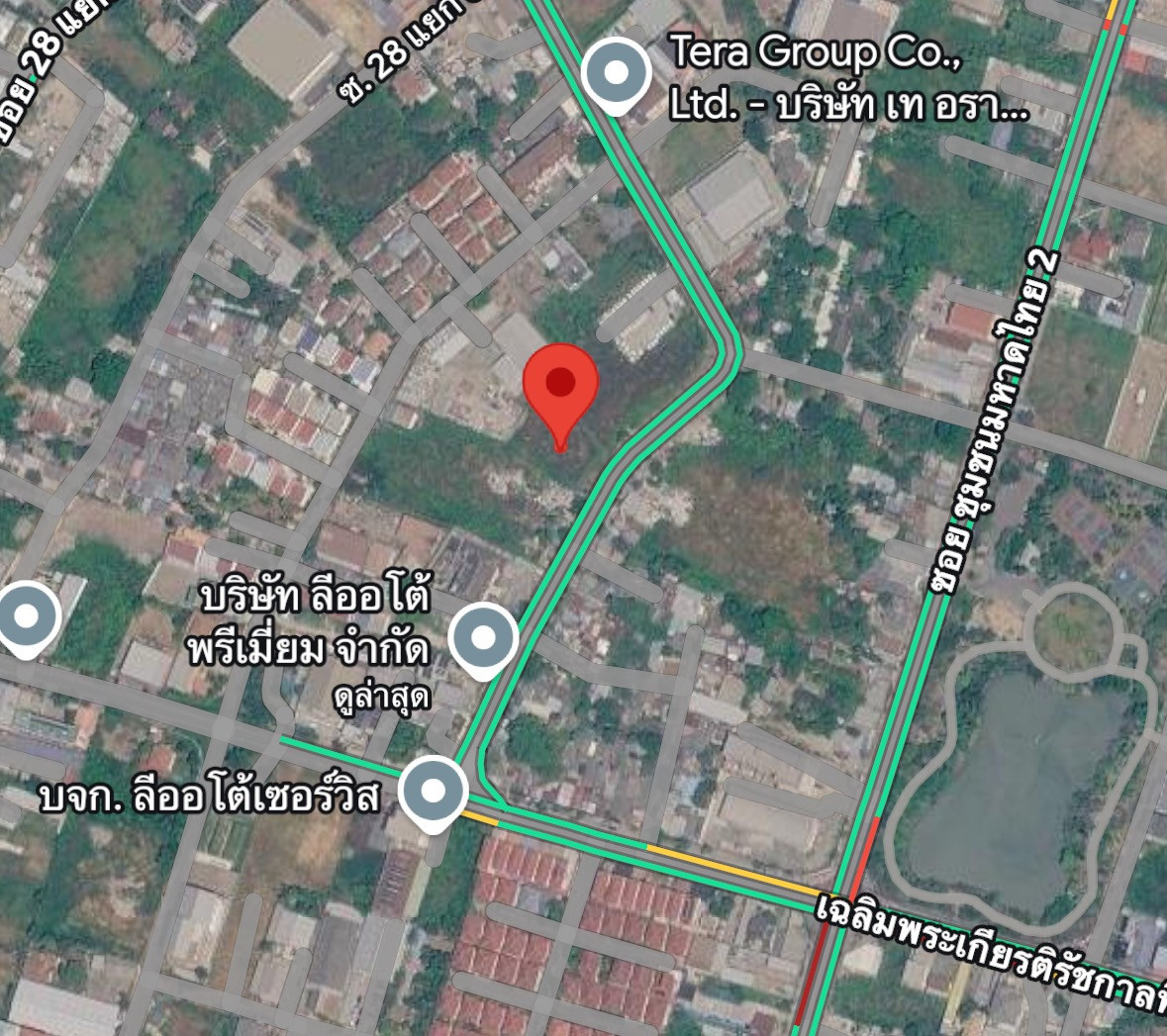 Land for sale next to a 4-lane road, Chaloem Phrakiat Rama 9, total 590 square wah, 60,000.- baht per square wah | Prawet land for sale Land for sale next to a 4-lane road, Chaloem Phrakiat Rama 9, total 590 square wah, 60,000.- baht per square wah | Prawet land for sale