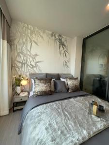 Life Ladprao for rent 2 bedrooms 1 bath high floor clear view