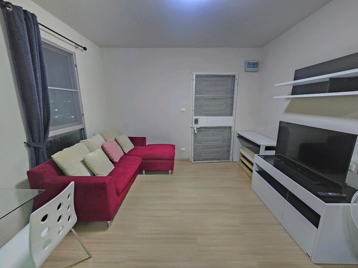 ให้เช่าคอนโด พลัม นวมินทร์ 86 Plum Condo Nawamin 30 ตรม ราคา   7,000 บาท ห้องใหม่ ตึก b ชั้น 7 ห้องมุม ( พร้อมอยู่ 3/7/68)
