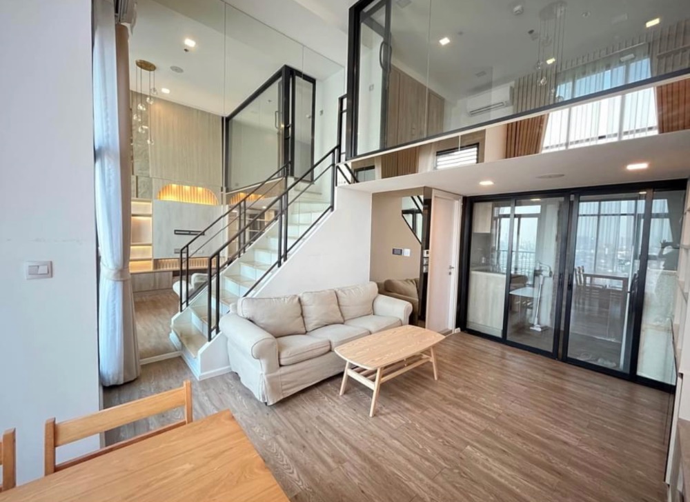 Duplex for rent Modiz Sukhumvit 50 1 bedroom high floor rare unit