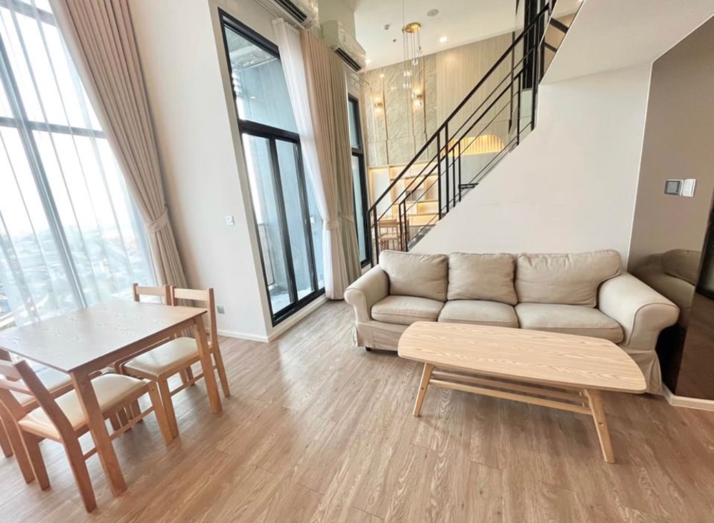 Duplex for rent Modiz Sukhumvit 50 1 bedroom high floor rare unit – รูปที่ 2