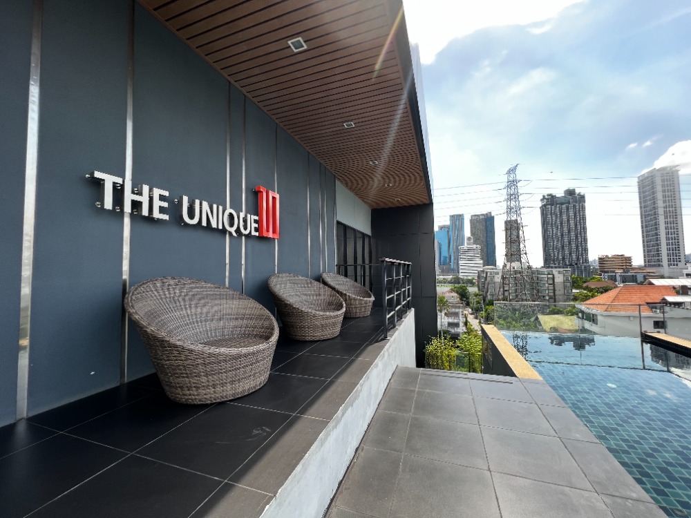 Condo for sale, 1 bedroom, The Unique 10, The Lat Phrao 10, fully furnished, just carry your bags and move in 0814147497