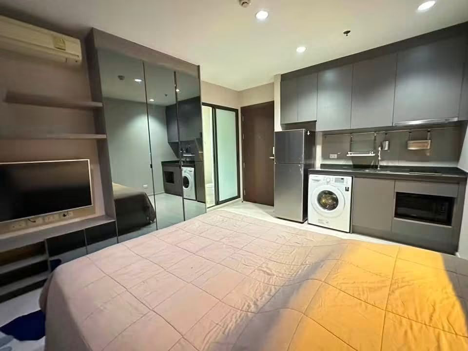 🍀Condo for rent Rhythm Asoke 1 near MRT Rama 9 and APL Makkasan, beautiful room, 2 bedrooms, 22 sq m., fully furnished, washing machine, only 14000- 🍀Condo for rent Rhythm Asoke 1 near MRT Rama 9 and APL Makkasan, beautiful room, 2 bedrooms, 22 sq m., fully furnished, washing machine, only 14000-