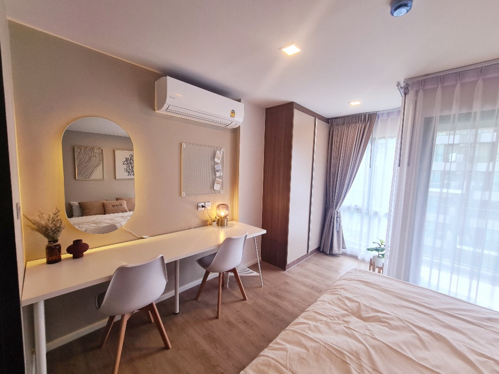 ✅️  🟠 KAVE TOWN SHIFT ฝั่งเดียวกับ ม.กรุงเทพ ห้องใหญ่ ชั้นสูง วิวสวย – รูปที่ 2