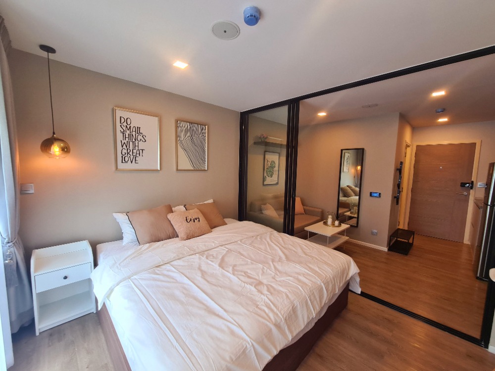 ✅️  🟠 KAVE TOWN SHIFT ฝั่งเดียวกับ ม.กรุงเทพ ห้องใหญ่ ชั้นสูง วิวสวย – รูปที่ 3