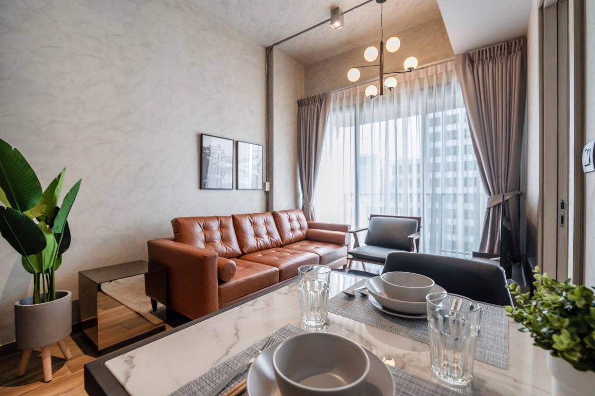 🌿 The Lofts Asoke 🌿 ห้องแต่งสวย เฟอร์ครบ 🛏 1 ห้องนอน 1 ห้องน้ำ 35 ตร.ม ใกล้ MRT Phetchaburi – รูปที่ 4