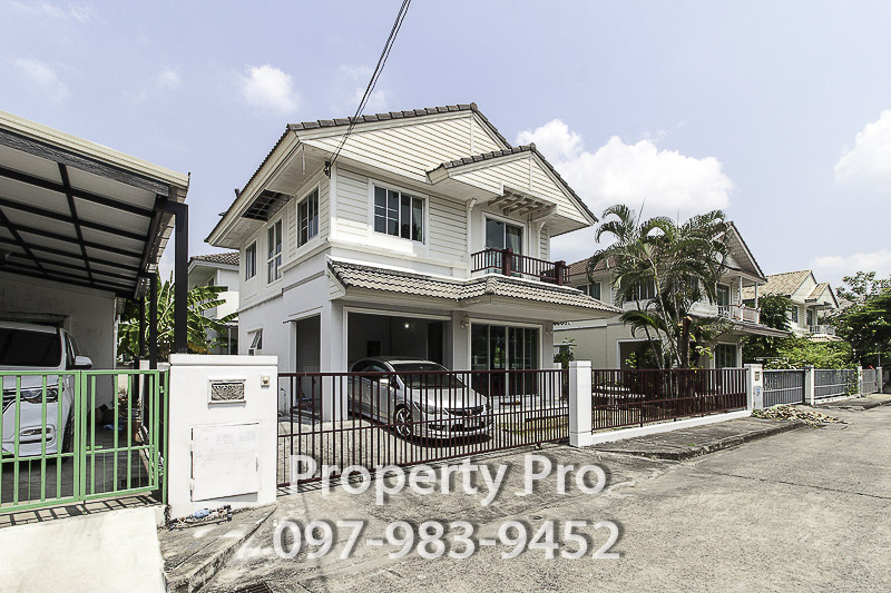 ขาย บ้าน พฤกษ์ลดา รังสิต คลอง 4 บ้านเดี่ยว 51 ตรว 122 ตรม 3 ห้องนอน ใกล้ ลำลูกกา สายไหม กาญจนาภิเษก : EL23S-036