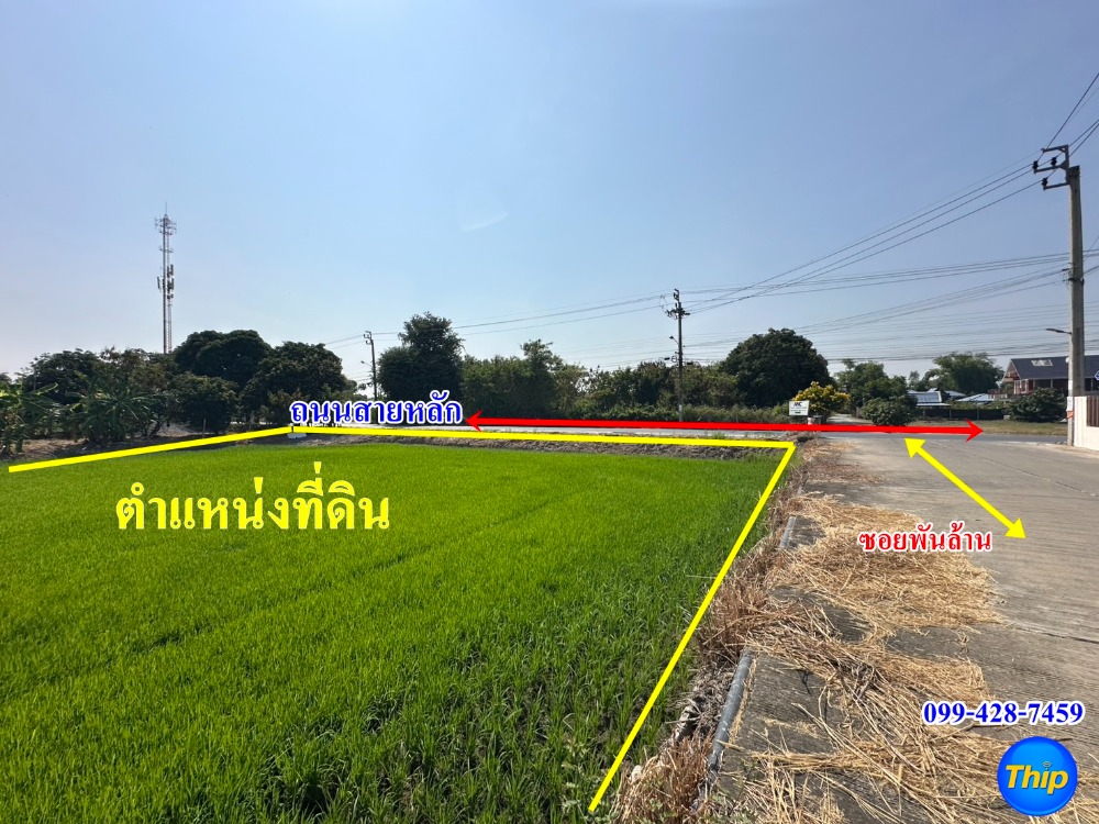ขายที่ดิน บางบัวทอง นนทบุรี เนื้อที่ 8-0-66 ไร่ อบต.ลำโพ  ใกล้ถนนกาญจนาภิเษก 1.4กม ขายไร่ละ 3,900,000.บาท – รูปที่ 3