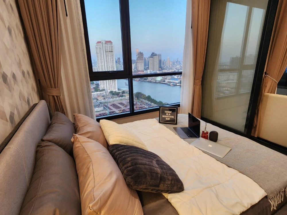 [For Rent] Chapter Charoennakorn-Riverside 🏨 1 bedroom 32.10 sqm (New)