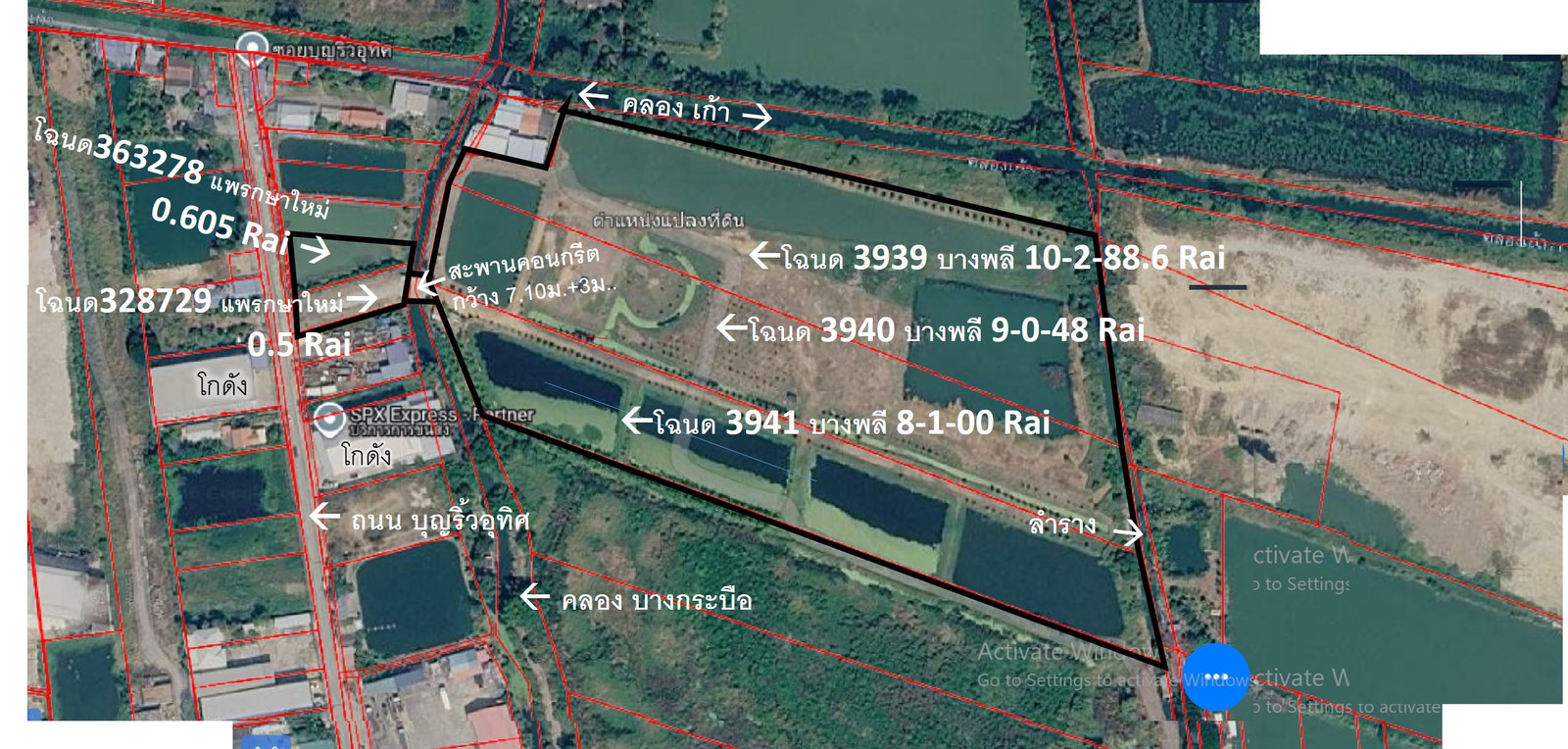ขายที่ดิน29-0-78.6ไร่( 29.196 ไร่ ) พื้นที่สีเหลือง ย3-ย5  สำหรับโรงงานหลายประเภท, โกดังและบ้านจัดสรร สมุทรปราการ ต. บางปลา อ.บางพลีและต.แพรกษา อ.เมือง สวยมาก  อนาคตดี  มีโอกาสสูง ติดหรือใกล้ถนนแพรกษาส่วนต่อขยายตามที่ผังเมืองประกาศใช้แล้ว – รูปที่ 3