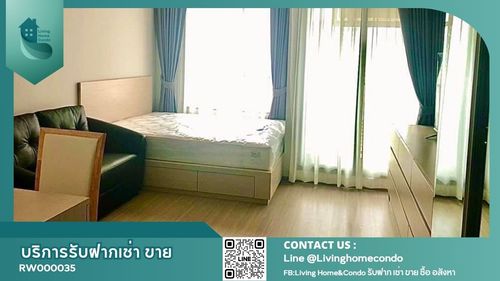 For rent  Life Ladprao ห้องแต่งสวย Built-in ราคาดีมาก LH-RW000035