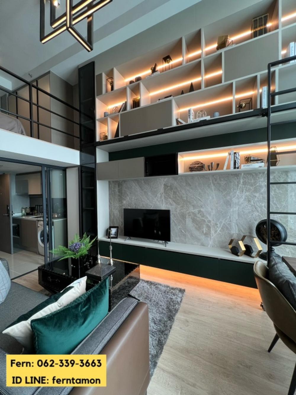 ห้องใหม่จากโครงการ Studio Hybrid เพดานสูง 36.31 ตรม. IDEO Rama9-Asoke สนใจนัดหมายชมโครงการ 062-339-3663 – รูปที่ 3