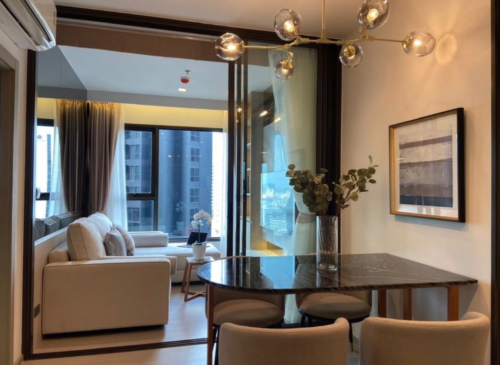 For rent Life Asoke Rama 9 1 bed plus ❤️🌈 high floor modern style – รูปที่ 3