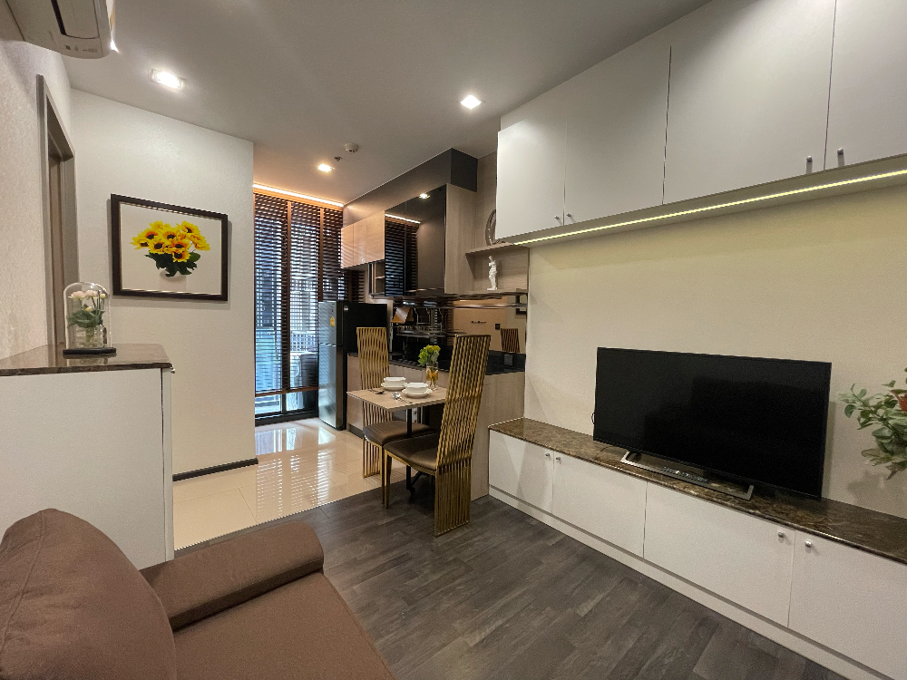  The Line Asoke Ratchada 1 ห้องนอน 1 ห้องน้ำ พร้อมอยู่ ชั้น 8 วิวสวน แต่งครบพร้อมอยู่ – รูปที่ 3
