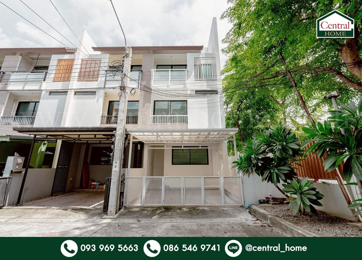Townhouse Private Nirvana Life - Lat Phrao 71, newly renovated corner house. Townhouse Private Nirvana Life - Lat Phrao 71, newly renovated corner house.