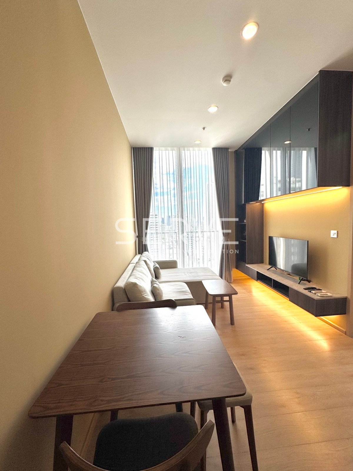 🔥Corner Room 1 Bed 34.63 sq.m. High Fl. 15+ Close to BTS Asok & MRT Sukhumvit 500 m. at Noble BE19 Condo  / For Rent – รูปที่ 4