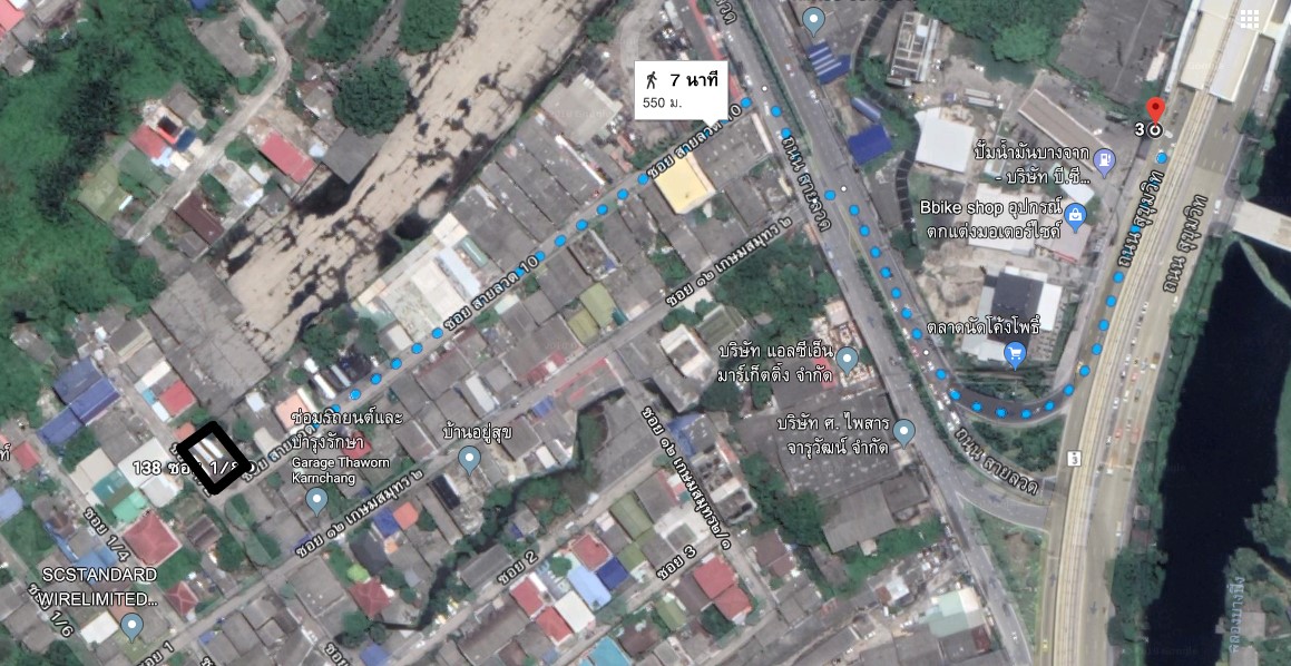 Land for sale, near BTS Sai Road, Soi 10, Pak Nam, Samut Prakan, size 118 sq.m., corner plot, adjacent to the road on both sides, width 32 m., 25 m. Land for sale, near BTS Sai Road, Soi 10, Pak Nam, Samut Prakan, size 118 sq.m., corner plot, adjacent to the road on both sides, width 32 m., 25 m.
