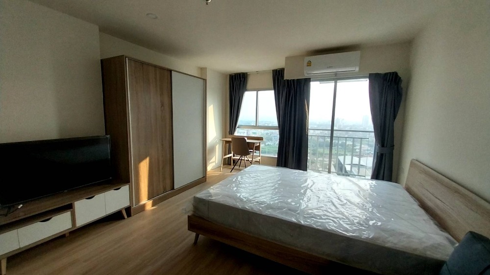 For rent, a very new room, 8,500, for rent, Lumpini Ville Chaengwattana-Pak Kret Station.