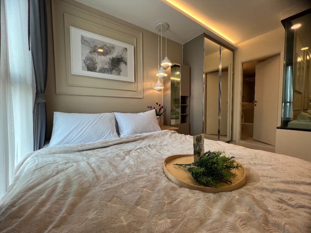 Sell Vtara Sukhumvit 36, near BTS Thong Lo, 1 bedroom, beautiful room, proportional, washing machine, refrigerator, shelves for various table sets. Fully furnished with electrical appliances