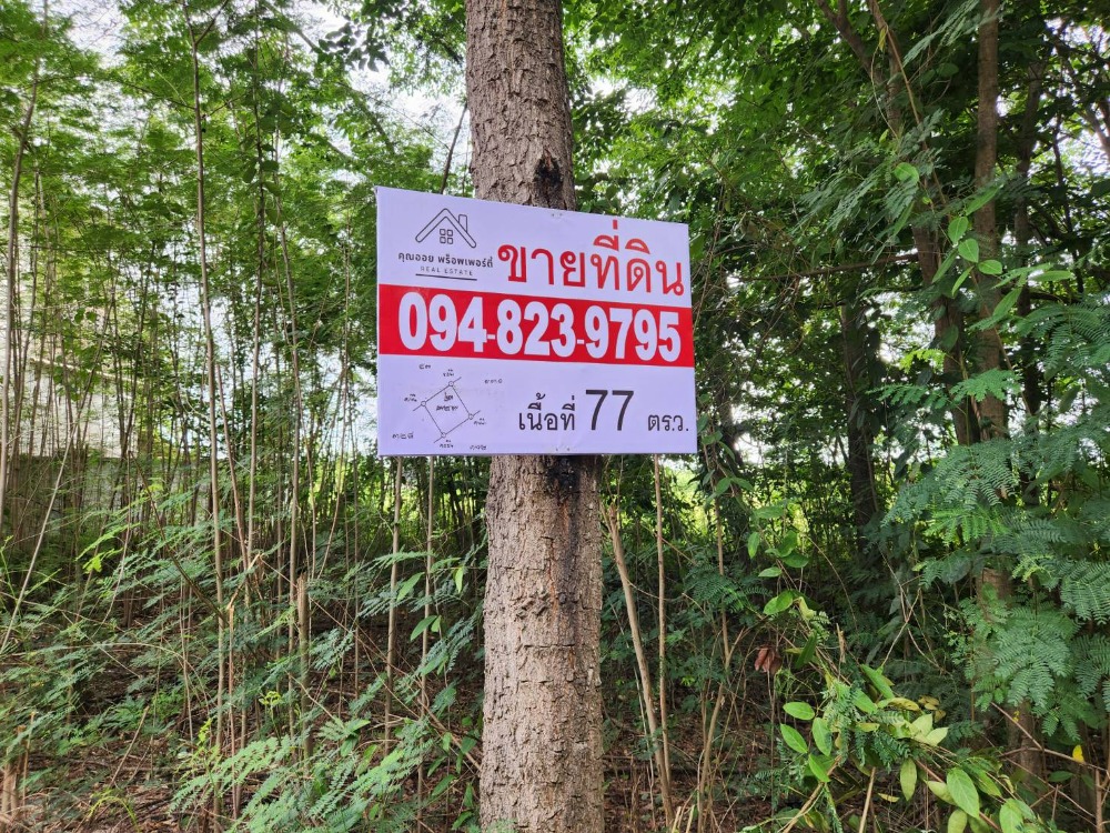 Land for sale 77 square wa. Rift Subdistrict, Lat Lum Kaew District, Pathum Thani Province.