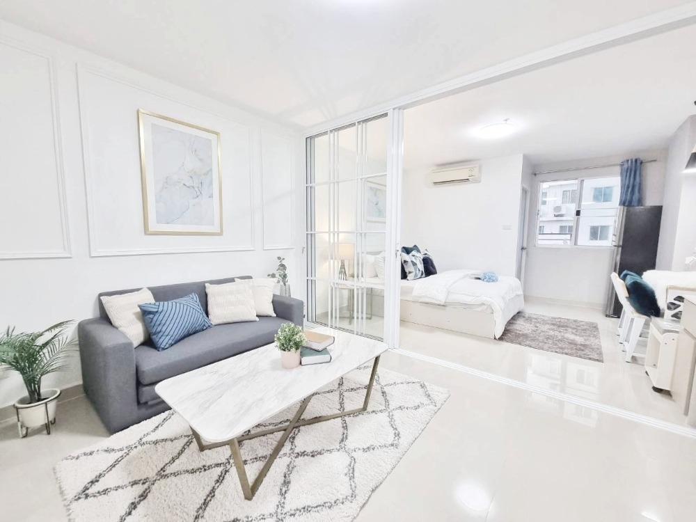 Condo near BTS Bangna, central area, price as light as Pui Nun, room size 31 sq m, comfortable installment price starting at 6,XXX Condo near BTS Bangna, central area, price as light as Pui Nun, room size 31 sq m, comfortable installment price starting at 6,XXX