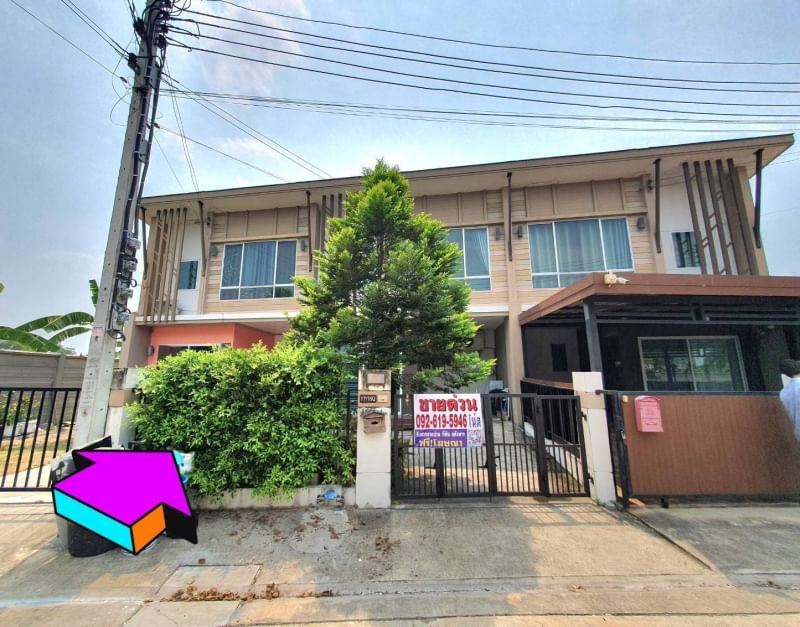 ️ขาย ️ ทาวน์โฮม 2 ชั้น หมู่บ้านพฤกษา ไพร์ม (ซอยกันตนา - วงแหวน) Baan Pruksa Prime Soi Kantana - Wongwaen เนื้อที่ 20.5 ตารางวา 3 ห้องนอน 2 ห้องน้ำ ซ. กันตนา ถ. กาญจนาภิเษก อ. บางใหญ่ จ. นนทบุรี