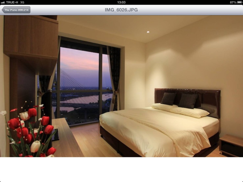 The Pano Rama 3, fully furnished, river view, 100 square meters. – รูปที่ 2
